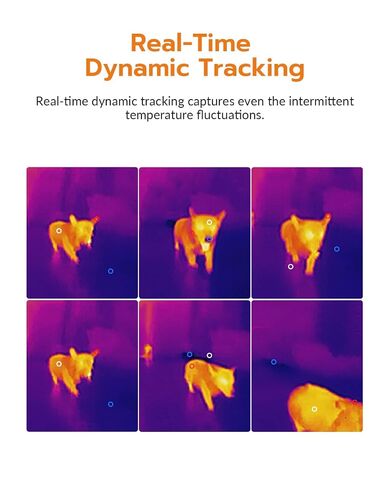 GT16D Dual-Spectrum Thermal Imaging Camera, AI UIRA-Scene Recognition with Thermometer-Mode Precision Detection, UIRA-IR 240×240 Resolution, -4°F~1202°F, < 50 mK, 11h Runtime, 25Hz in Kuwait