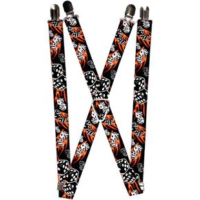 Buckle-Down Suspender - Flaming Dice