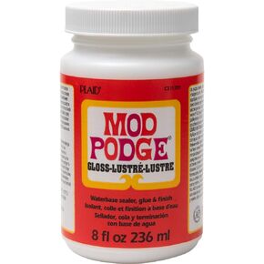 Mod Podge CS11201 Gloss Waterbase Sealer, 8 oz Glue & Decoupage Finish, 8 Fl Oz (Pack of 3), 24