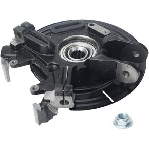 Steering Knuckle Wheel Hub Bearing Assembly Rear Left Driver Compatible with Explorer Mountaineer 2002 2003 2004 2005 17mm Toe Link 698-013