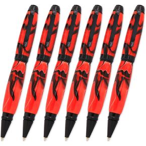 Cigar Pen Kit - Black Chrome, 6 Pack