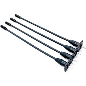 HUMARH 4-Pack Antenna Replace for Shure SLX24 BETA58 SLXSM58 SLXW39 SLXWH30 UR8D UGX88 UGX4 Wireless Microphone SLX1 Bodypack Transmitter Receiver 470-890 Mhz