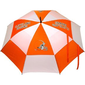 Team Golf NFL 62" Golf Umbrella with Protective Sheath, Double Canopy Wind Protection Design, Auto Open Button