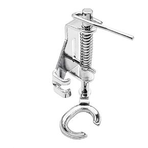 VANICE Metal Open Toe Free Motion Quilting Embroidery Presser Foot for All Low Shank Singer, Brother, Babylock, Euro-Pro, Janome, Kenmore, White, Juki, New Home, and More Sewing Machines
