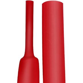 Dual Wall Heat Shrink Tubing 3:1 Ratio Heat Activated Adhesive Glue Lined Marine Shrink Tube Wire Sleeving Wrap Protector Red 4Ft (Dia 15.4mm (5/8") Red)