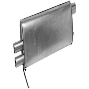 Walker SoundFX 18347 Direct Fit Exhaust Muffler 2.5" Inlet (ID) 2" Outlet (ID) for Ford F-250 HD