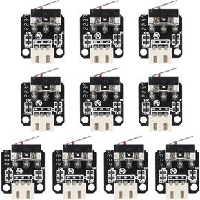 AEDIKO 10pcs Micro Mechanical Switch 3D Printer Part End Stop Limit Switch 3 Pin Compatible with CNC RAMPS 1.4 RepRap 3D Printer CR-10 10S,S4,S5,Ender 3/Ender 3 Pro/Ender 3 V2 in Saudi Arabia