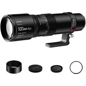 TTArtisan 500mm F6.3 Telephoto Wide-Angle Full Frame Manual Focal Lens for Nikon F-Mount Cameras D6, D5, Df, D850, D810A, D810, D780, D750, D610, etc