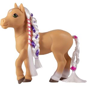 Breyer Horses Mane Beauty Styling Pony | Sunflower | Blonde Extra-Long Silky No Tangle Mane | 10" x 3.5" x 9.5" | 9 Accessories and 30 Hair Bands | Horse Toy | Model #7415