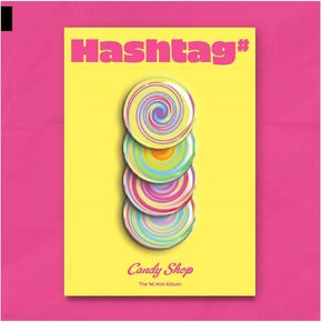 Candy Shop Hashtag# 1st Mini Album CD+Photobook+Photocard+Polaroid Photo+Candy Message Card+Tracking Sealed