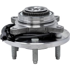 515095 Front Wheel Bearing and Hub Assembly for 4WD models Compatible with 2007-2010 Expedition | 07-10 Navigator | 6 Lugs w/ABS Sensor | 2007 2008 2009 2010