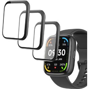 smaate Compatible with Faweio IDW26 1.83", 3D Smart Watch Screen Protectors 3 Piece, Full Coverage, Anti-shatter