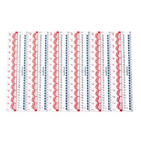 hand2mind 12 inch Inchworms and Centibugs Rulers, School Supplies, Math Manipulatives, Classroom Supplies for Teachers Elementary, Flexible Safety Ruler, Kindergarten Homeschool Supplies (Set of 12)