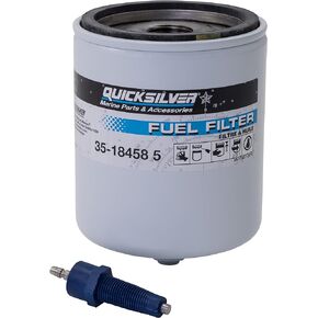 Quicksilver by Mercury Marine 18458Q4 Water Separating Fuel Filter Kit w/Blue Water Warning Sensor