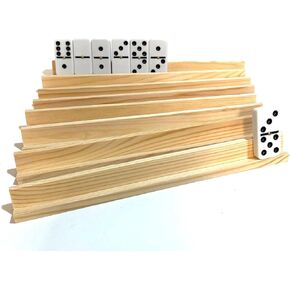 Dominoes Holders Tile Game 8pcs Domino Rack