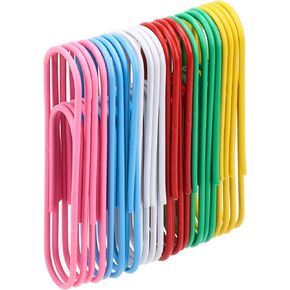 40 Pcs Jumbo Paper Clips Colored Paper Clips Large Paper Clips for School Office Personal Use(4 in)