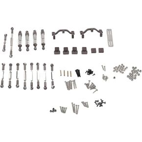 VGEBY RC Car Pull Rod Kit, Aluminum Alloy Shocks Absorber RC Car Pull Rod Kit for C24 C14 C14K C24K RC Car(Color) C24 Upgrade Parts Upgrades
