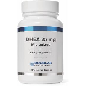 Douglas Laboratories DHEA 25 mg Dissolvable Tablets - Supports Hormone Balance, Immunity, Brain, Bone Health & Metabolism* - Non-GMO - 100 Vegetarian Capsules