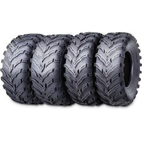 ROADGUIDER Set 4 ATV/UTV Tires 25x8-12 Front 25x12-10 Rear 6PR 10272/274