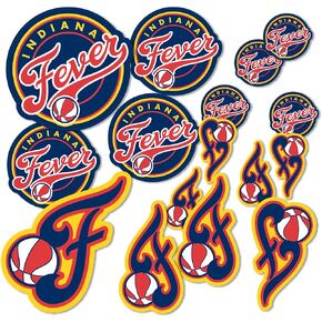 Desert Cactus Indiana Fever WNBA Women's National Basketball Association Officially Licensed Sticker Vinyl Decal Laptop Water Bottle Car Scrapbook (Type 1-1)