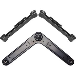 KEYOOG 3Pc Set K641180 x2 K621376 Rear Control Arm and Ball Joint Assembly Fit For 2002 2003 2004 2005 2006 2007 J-eep Liberty Passenger Driver Side Suspension