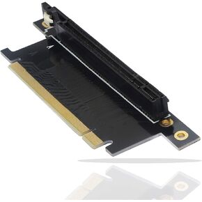 Pci-E 16x Riser Card,PCI Express 3.0 16X Extension Cable 90 Degree High Speed Riser Card