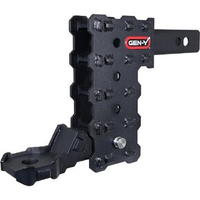 GEN-Y GH-13054X Phantom-X 4 Position Adjustable 7" Drop Hitch with GH-13051X Platinum Ball Mount for 2" Receiver - 7,000 LB Towing Capacity - 700 LB Tongue Weight