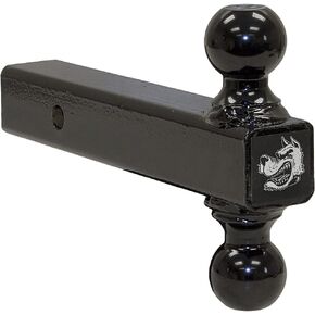 Buyers Products 1802215 Double Ball Mount (Black with 2" and 2.3125" Balls)