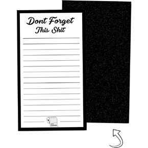STEELAID Full Magnetic Back To Do List Note Pad & Grocery List Pad (1 Pack, To do list)