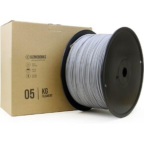 Gizmo Dorks Hips Filament for 3D Printers 3mm (2.85mm) 5kg, Gray