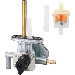 Tektall Fuel Petcock Valve Prime/Reserve Vacuum 44300-05G01 Fits for 2002-2006 Suzuki Ozark 250 LTF250 2x4