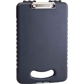 Officemate® OIC Tablet Clipboard Case, 16 1/10"H x 10 1/5"W x 1 3/10"D, Charcoal