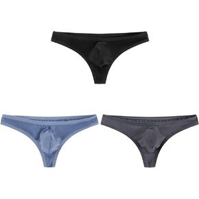 Sisgenesis Modal Thong for Men - Elastic, 3D Pouch Sensational,Breathable, Low-Rise Comfort