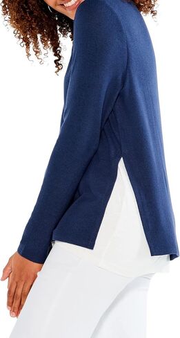 NIC+ZOE Women's Sweet Dreams Ls Double Layer Tee in Saudi Arabia