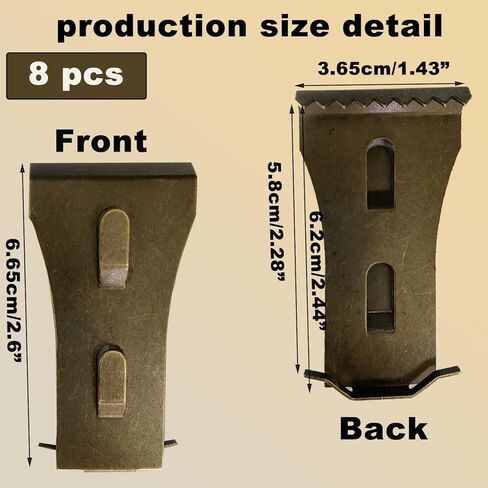 Brick Hooks Wall Hanging Clip Outdoor Metal Brick Hook Brick Clips Wall Hanger Steel for Hang Picture Lamp Wreaths in Kuwait