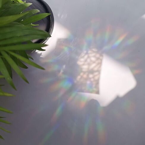 olicard نافذة suncatcher ملصق داخلي قوس قزح بريزم نافذة فيلم غرفة النوم الديكور، المضادة للتصادم نافذة الشارات لضربات الطيور، الشمس الماسكات نافذة الشارات، نافذة صانع قوس قزح لديكور المنزل in Kuwait