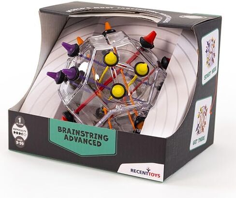 Brainstring Advanced - الجيل التالي الأصلي من Brainstring من الألعاب الحديثة - لعبة ألغاز ذهنية محمولة مناسبة للسفر للأعمار من 14 عامًا فما فوق in Kuwait