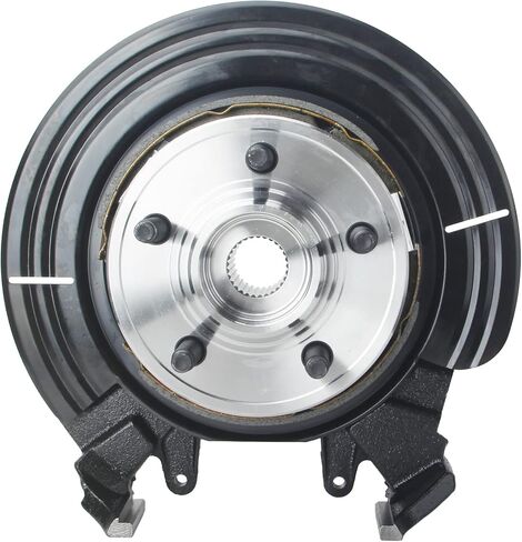 Steering Knuckle Wheel Hub Bearing Assembly Rear Left Driver Compatible with Explorer Mountaineer 2002 2003 2004 2005 17mm Toe Link 698-013 in Saudi Arabia