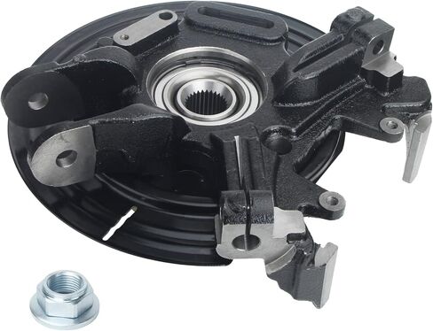 Steering Knuckle Wheel Hub Bearing Assembly Rear Left Driver Compatible with Explorer Mountaineer 2002 2003 2004 2005 17mm Toe Link 698-013 in Saudi Arabia