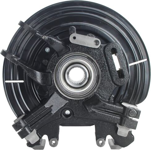 Steering Knuckle Wheel Hub Bearing Assembly Rear Left Driver Compatible with Explorer Mountaineer 2002 2003 2004 2005 17mm Toe Link 698-013 in Saudi Arabia