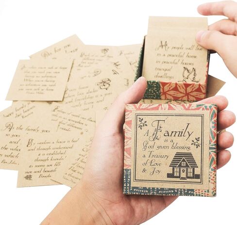 Navy Peony A Collection of Quotes About Fathers - 47 Note Cards, Eco-Friendly, Small Box | Inspiring Notes for the World's Greatest Man | Unique Present for Dad's Day in Saudi Arabia