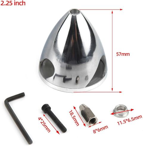 FIXRO دوار ألومنيوم 2.25 بوصة 57 مللي متر لـ 3 شفرات المروحة 2.25 "ألومنيوم دوار خاص محفور لطائرة RC تعمل بالغاز in Kuwait