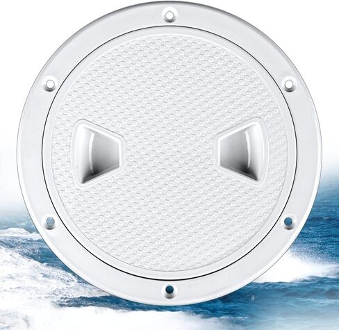 فتحة لوحة سطح السفينة مقاس 4/6/8 بوصة مع مركز قوي قابل للفصل، فتحة فحص بيضاء غير قابلة للانزلاق مع غطاء قابل للفصل in Kuwait