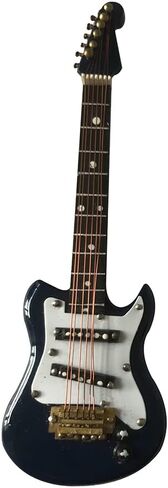 ألانو 14 سم جيتار مصغر أزرق جيتار كهربائي نموذج جيتار كهربائي صغير ديكور (GE21N-14) in Kuwait