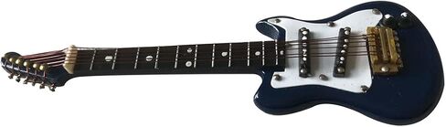 ألانو 14 سم جيتار مصغر أزرق جيتار كهربائي نموذج جيتار كهربائي صغير ديكور (GE21N-14) in Kuwait