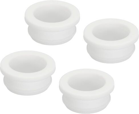 MECCANIXITY 4Pcs Snap Rubber Grommet Plug Mount Dia 11.5mm ID 8.5mm Seal Anti-Scratch for Electrical Box Cable Pipe Black in Saudi Arabia