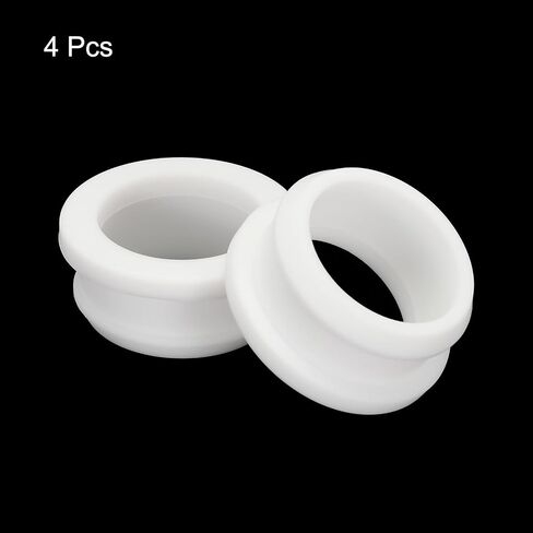 MECCANIXITY 4Pcs Snap Rubber Grommet Plug Mount Dia 11.5mm ID 8.5mm Seal Anti-Scratch for Electrical Box Cable Pipe Black in Saudi Arabia
