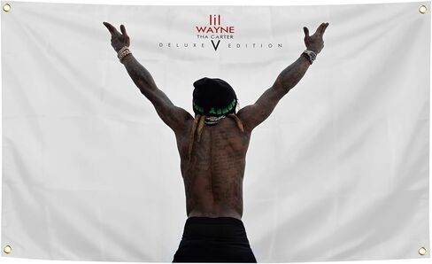 ملصق ديكور غرفة نسيج جمالي مقاس 3x5 قدم من Rap Lil مع 4 حلقات نحاسية لغرفة النوم وغرفة المعيشة in Kuwait