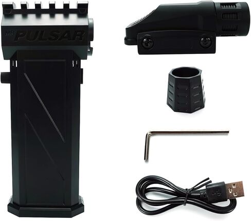 منفضة هواء كهربائية قوية من كوموكس مع شعلة - سرعة عالية 140000 دورة في الدقيقة، مستويات تدفق هواء قابلة للتعديل، تحل محل منفاخ الهواء المضغوط الذي يمكن إعادة شحنه لتنظيف لوحات مفاتيح الكمبيوتر والسيارات الخارجية والمنزل in Kuwait