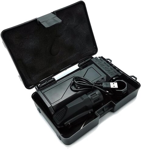 منفضة هواء كهربائية قوية من كوموكس مع شعلة - سرعة عالية 140000 دورة في الدقيقة، مستويات تدفق هواء قابلة للتعديل، تحل محل منفاخ الهواء المضغوط الذي يمكن إعادة شحنه لتنظيف لوحات مفاتيح الكمبيوتر والسيارات الخارجية والمنزل in Kuwait